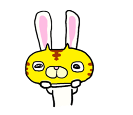 THe rabbit which is drooping eyes sticker #10798893
