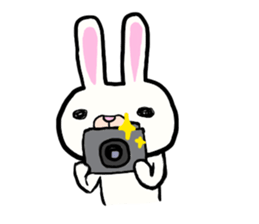 THe rabbit which is drooping eyes sticker #10798894