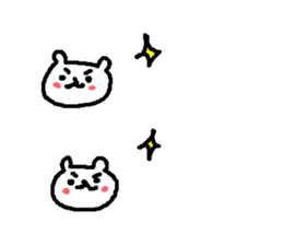 Cute bear with tulip stickers! sticker #10798965