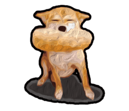 Shiba Inu Mame -Superrealism Edition- sticker #10799539