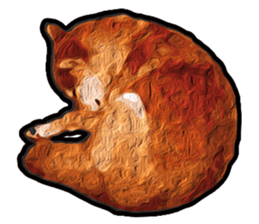 Shiba Inu Mame -Superrealism Edition- sticker #10799556