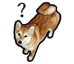 Shiba Inu Mame -Superrealism Edition- sticker #10799562