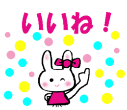 Surprised rabbit2 sticker #10799636