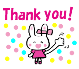 Surprised rabbit2 sticker #10799639