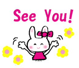 Surprised rabbit2 sticker #10799642