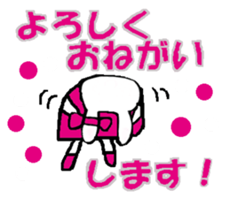 Surprised rabbit2 sticker #10799644