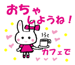 Surprised rabbit2 sticker #10799645