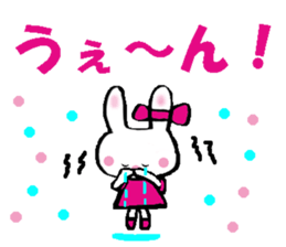 Surprised rabbit2 sticker #10799649