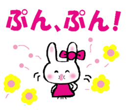 Surprised rabbit2 sticker #10799654