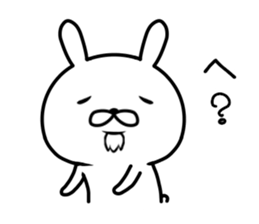 Old rabbit (sixtieth birthday) sticker #10799852