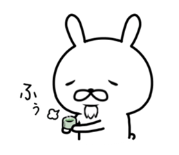 Old rabbit (sixtieth birthday) sticker #10799854