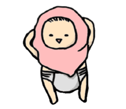 Parenting every day-fascinated by baby- sticker #10799976