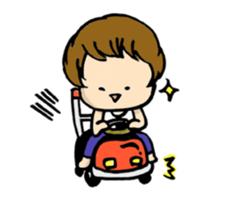 Parenting every day-fascinated by baby- sticker #10799998