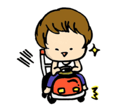 Parenting every day-fascinated by baby- sticker #10799998