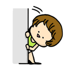 Parenting every day-fascinated by baby- sticker #10800003