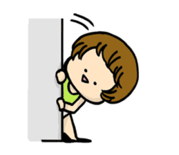 Parenting every day-fascinated by baby- sticker #10800003