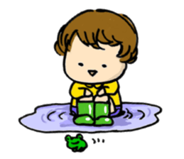 Parenting every day-fascinated by baby- sticker #10800009