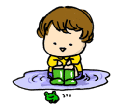 Parenting every day-fascinated by baby- sticker #10800009