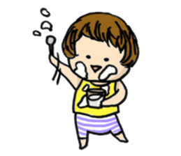 Parenting every day-fascinated by baby- sticker #10800012