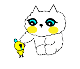 Mokomoko Bubuchan sticker #10800515