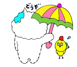 Mokomoko Bubuchan sticker #10800516