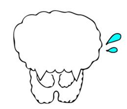 Mokomoko Bubuchan sticker #10800520