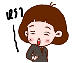 Lady 150 cm sticker #10800672