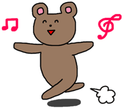 Yoga bear(English) sticker #10801507