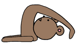 Yoga bear(English) sticker #10801532
