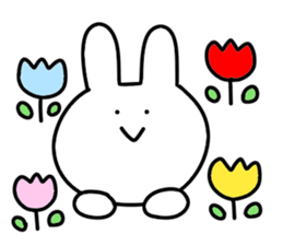 White rabbit.. sticker #10802004