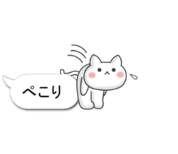 A small cat balloon stickers for women sticker #10802169