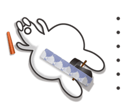 Kyoto rabbit 01 sticker #10802254