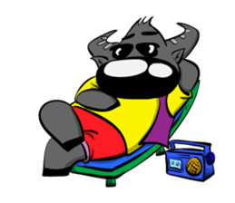 BuffToon Mr. Rabue sticker #10802471