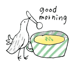 Soup is a favorite pigeon sticker #10803296