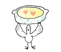 Soup is a favorite pigeon sticker #10803302