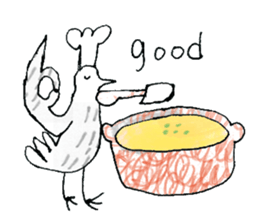 Soup is a favorite pigeon sticker #10803313
