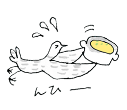Soup is a favorite pigeon sticker #10803326