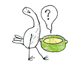 Soup is a favorite pigeon sticker #10803327