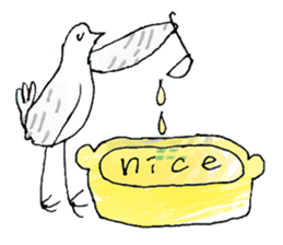 Soup is a favorite pigeon sticker #10803331