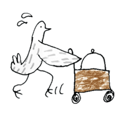 Soup is a favorite pigeon sticker #10803333