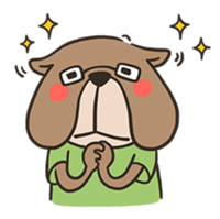 Bulldog father sticker #10803859