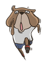 Bulldog father sticker #10803872