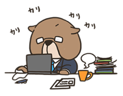 Bulldog father sticker #10803888