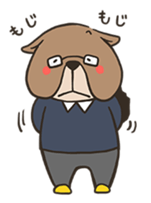 Bulldog father sticker #10803894