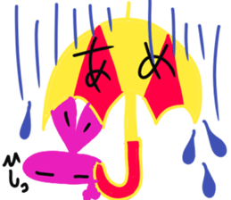 p-bunny sticker #10804501