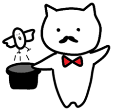 Daily life of a cat sticker. sticker #10804800