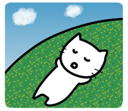 Daily life of a cat sticker. sticker #10804809