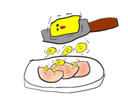 Mondor of trembling cheese sticker #10804918