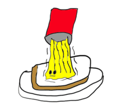 Mondor of trembling cheese sticker #10804925