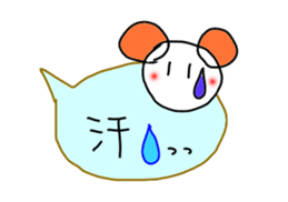 Handwriting balloon 2 sticker #10805192